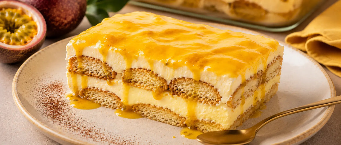 Tiramisu de fruta de la pasión