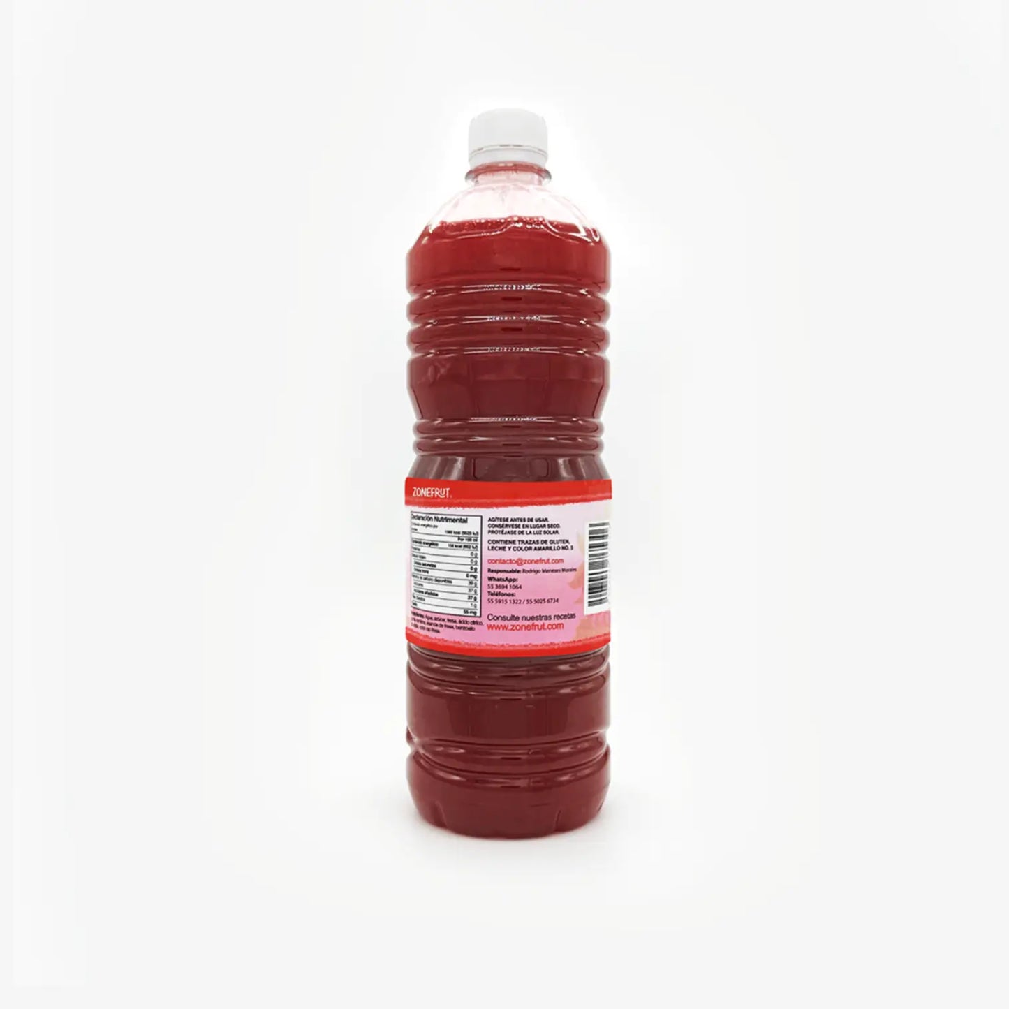 Pulpa de fresa natural para bebidas en casa y negocio Zonefrut