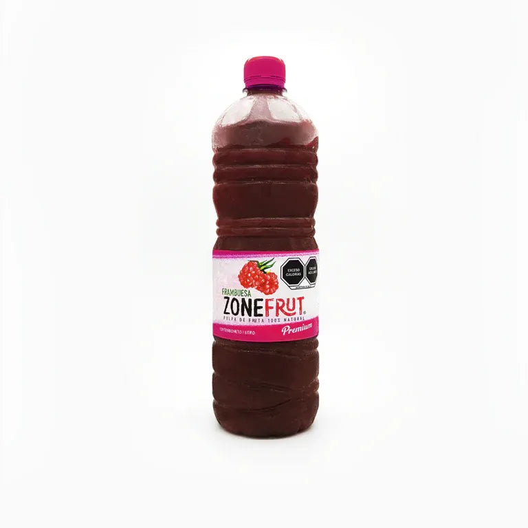 Pulpa de frambuesa premium para bebidas en casa y negocio Zonefrut