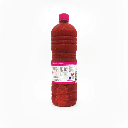 Pulpa de fresa premium para bebidas en casa y negocio Zonefrut